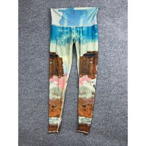 Teeki Leggings Women's Small Multicolor Unicorn Wrangler Ankle Stretch Yoga Pant